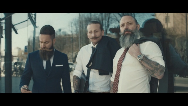 Video Reference: facial hair, screenshot, gentleman, beard, Person