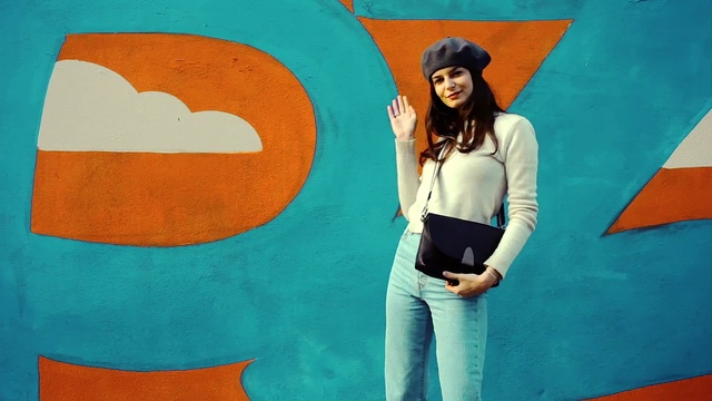 Video Reference: Orange, Blue, Green, Yellow, Beauty, Wall, Cool, Art, Mural, Photography
