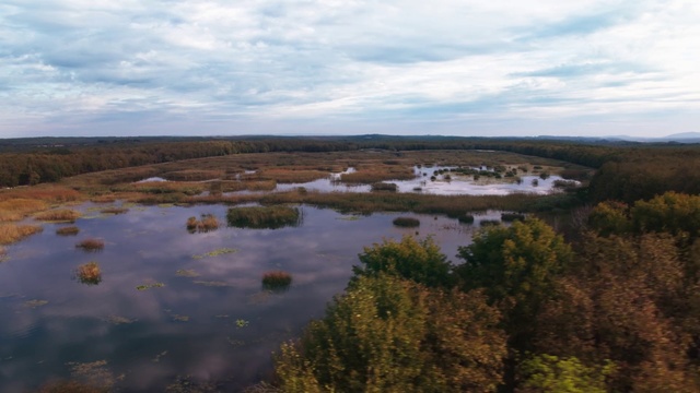 Video Reference: Body of water, Natural landscape, Water resources, Natural environment, Thermokarst, Bog, Marsh, Wilderness, Wetland, Floodplain