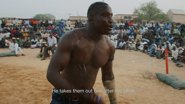 Video Reference: man, folk wrestling, barechestedness, pradal serey, muscle, mud, material, chest