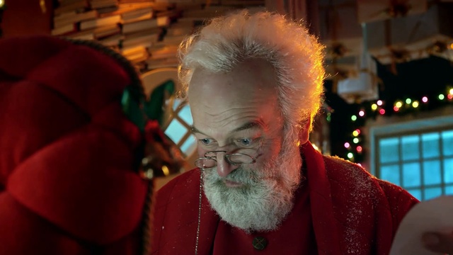 Video Reference: Facial hair, Hair, Beard, Moustache, Santa claus, Human, Fictional character, Tradition, Christmas, Elder, Person