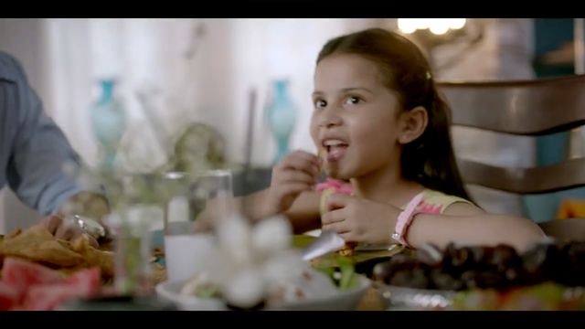 Video Reference: girl, eating, child, fun, smile, Person