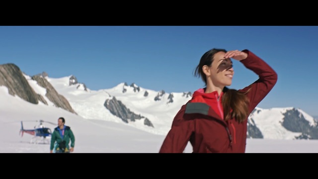 Video Reference: Mountainous landforms, Mountaineering, Mountain, Eyewear, Snow, Fun, Mountain range, Tourism, Winter, Travel, Person