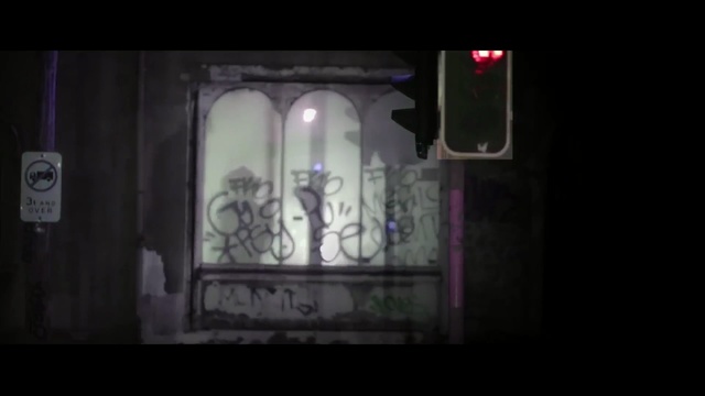 Video Reference: darkness, glass, mode of transport, text, purple, structure, lighting, window, technology, font