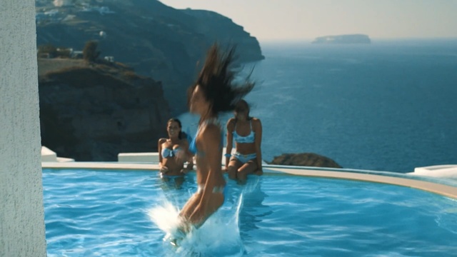 Video Reference: Swimming pool, Fun, Leisure, Vacation, Water, Summer, Recreation, Sea, Tourism, Sunlight