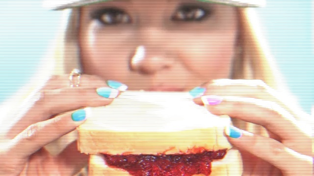 Video Reference: face, skin, facial expression, nose, eating, smile, lip, cheek, mouth, close up