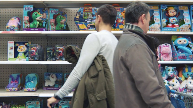 Video Reference: Toy, Room, Convenience store, Customer, Collection, Retail, Action figure, Building