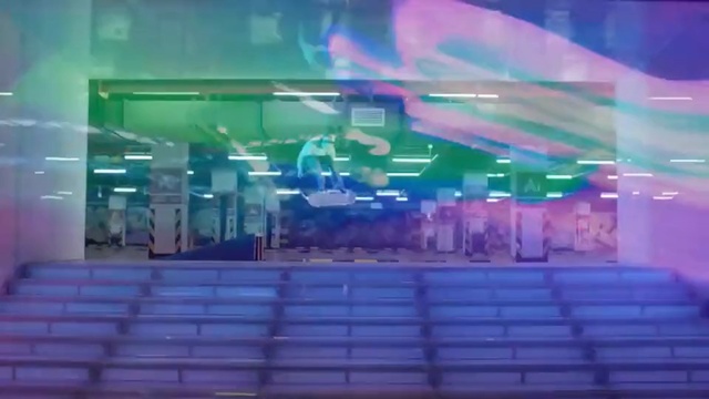 Video Reference: Violet, Blue, Purple, Green, Light, Lighting, Sky, Technology, Architecture, Magenta