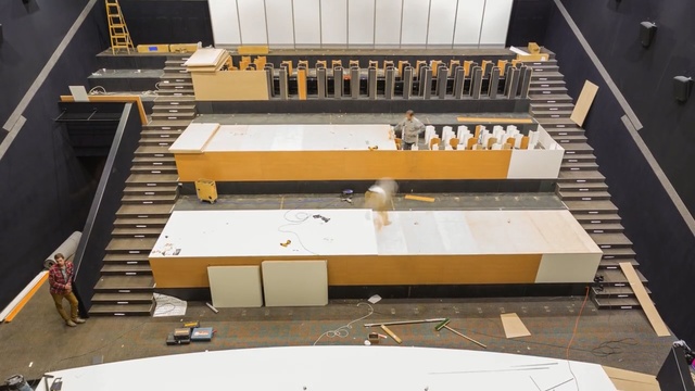 Video Reference: Architecture, Wood, Floor, Scale model, Metal