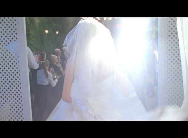 Video Reference: Photograph, Dress, Bride, Wedding dress, Gown, Bridal clothing, Snapshot, Bridal veil, Veil, Ceremony
