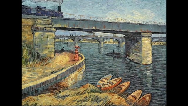 Video Reference: Painting, Bridge, Watercolor paint, Art, Water, Visual arts, Acrylic paint, Modern art, Still life, Illustration