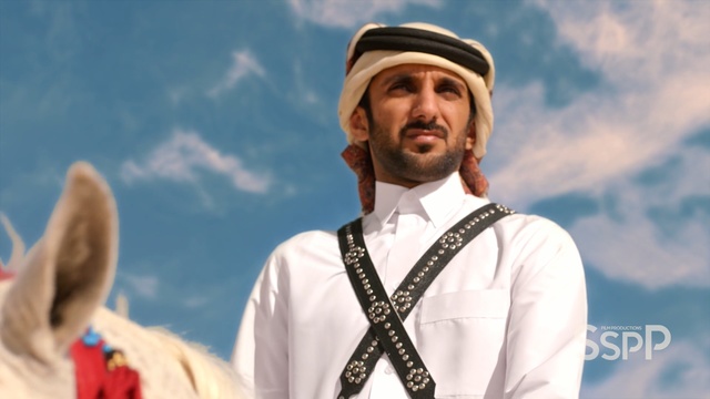Video Reference: man, sky, arab, horse, rider, Person