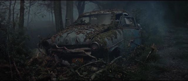 Video Reference: motor vehicle, ecosystem, mode of transport, vehicle, forest, screenshot, combat vehicle, military vehicle, darkness, military organization