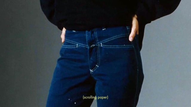 Video Reference: Jeans, Denim, Clothing, Blue, Waist, Pocket, Standing, Abdomen, Textile, Trousers, Person