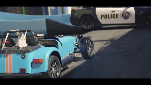 Video Reference: Land vehicle, Vehicle, Car, Sports car, Race car, Caterham 7, Caterham 7 csr, Coupé