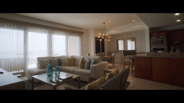 Video Reference: Room, Living room, Property, Interior design, Furniture, Building, House, Real estate, Home, Table