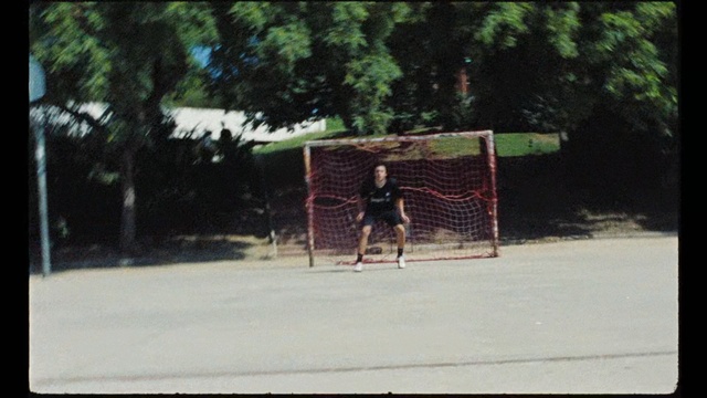 Video Reference: Net, Public space, Leisure, Recreation, Street sports, Vacation, Sport venue, Player, Team sport, Goal