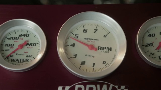 Video Reference: Gauge, Measuring instrument, Speedometer, Tachometer, Auto part, Tool, Vehicle, Car, Person