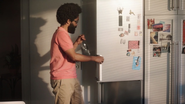 Video Reference: shoulder, furniture, window, Person