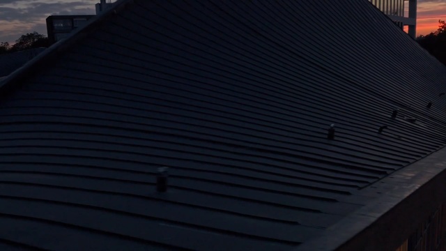 Video Reference: Roof, Architecture, Metal, Tile, Automotive exterior, Gas, Daylighting, Siding, Flooring, Steel