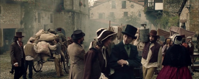 Video Reference: middle ages, pack animal, crowd, screenshot, Person