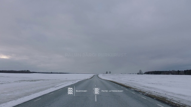 Video Reference: Road, Sky, Snow, Highway, Horizon, Atmospheric phenomenon, Winter, Lane, Cloud, Freezing