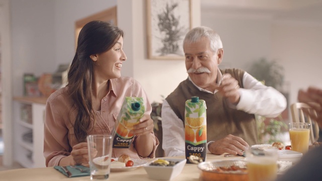 Video Reference: People, Product, Meal, Brunch, Drink, Eating, Alcohol, Food, Drinking, Child