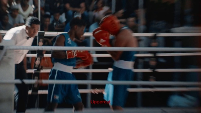 Video Reference: Boxing ring, Sport venue, Contact sport, Professional boxer, Boxing equipment, Boxing, Combat sport, Professional boxing, Boxing glove, Striking combat sports