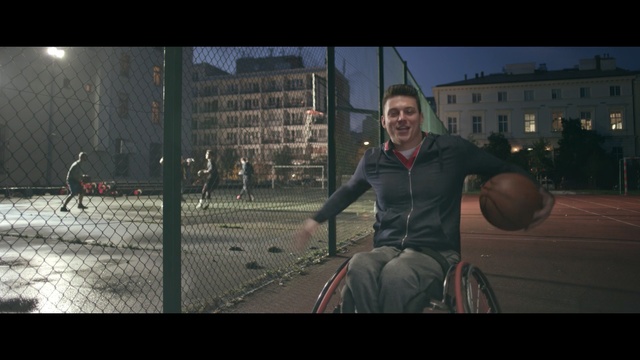 Video Reference: Wheelchair sports, Mode of transport, Tennis, Wheelchair tennis, Racquet sport, Digital compositing, Sitting, Person