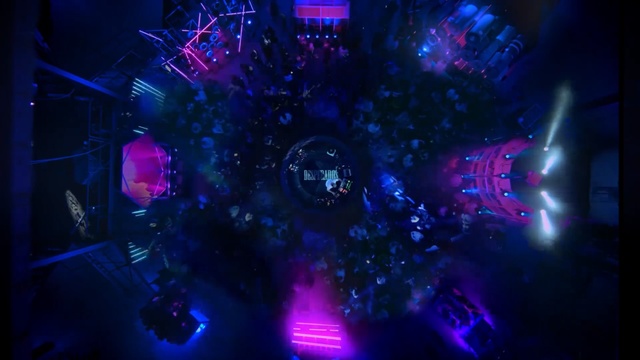 Video Reference: Purple, Light, Violet, Pink, Magenta, Visual effect lighting, Sky, Performance, Music venue, Electric blue