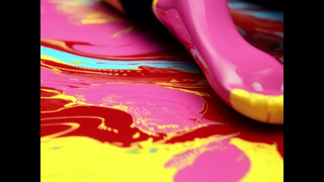 Video Reference: red, yellow, pink, magenta, close up, orange, purple, shoe, petal, outdoor shoe