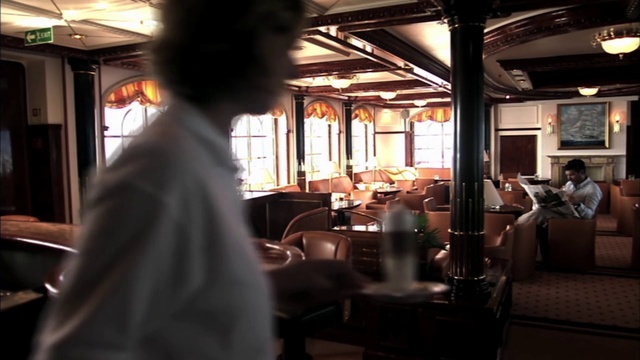 Video Reference: Transport, Restaurant, Passenger, Room, Building, Interior design, Vehicle