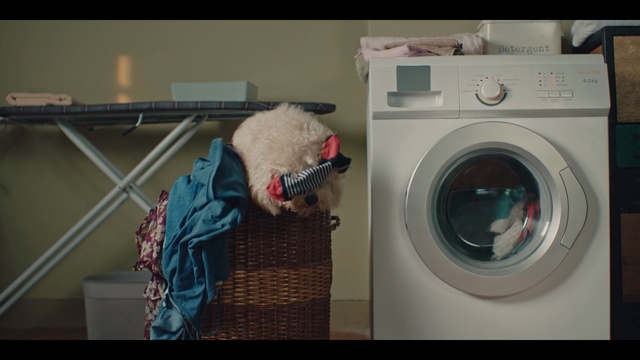 Video Reference: Washing machine, Major appliance, Laundry, Clothes dryer, Home appliance, Laundry room, Washing, Room, Dry cleaning