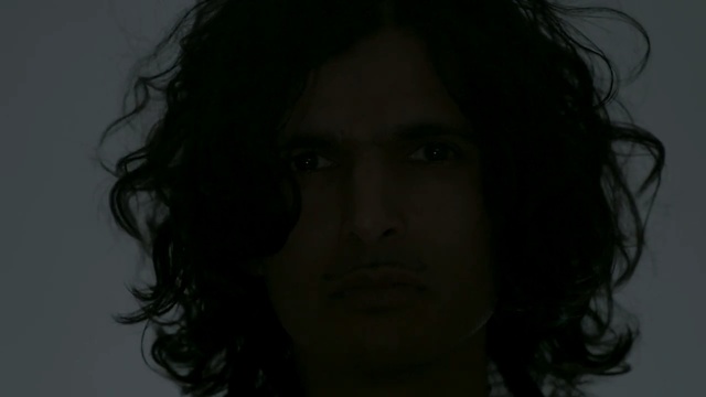 Video Reference: Face, Hair, Eyebrow, Nose, Forehead, Chin, Black, Cheek, Photograph, Black hair