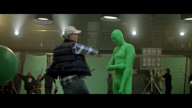 Video Reference: green, snapshot, technology, screenshot, pc game, scene, midnight, darkness, fun, Person