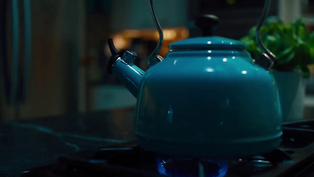 Video Reference: Blue, Kettle, Water, Turquoise, Small appliance, Photography, Room, Gas, Glass, Still life photography