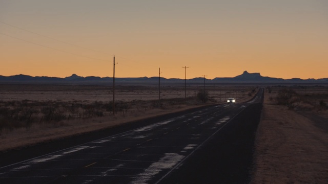Video Reference: road, sky, horizon, infrastructure, dawn, morning, highway, dusk, evening, sunset