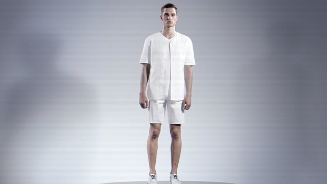 Video Reference: fashion model, white, fashion, runway, shoulder, standing, catwalk, gentleman, fashion show, sleeve, Person