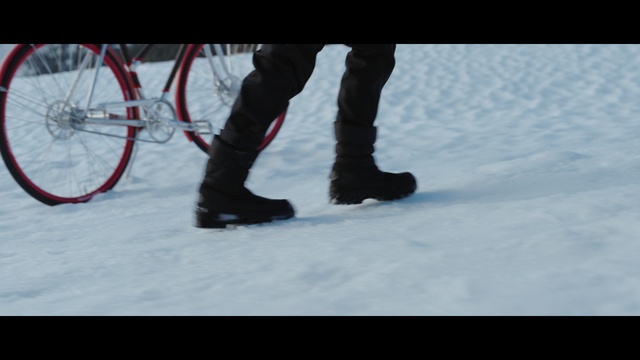 Video Reference: Bicycles--Equipment and supplies, Tire, Bicycle tire, Wheel, Bicycle wheel, Bicycle frame, Snow, Automotive tire, Sports equipment, Bicycle handlebar