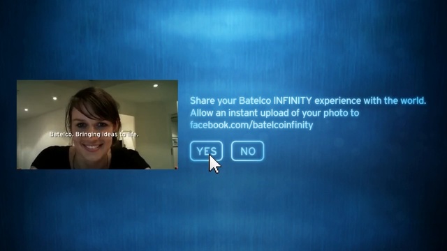 Video Reference: blue, text, technology, display device, presentation, computer wallpaper, screenshot, multimedia, media, font, Person