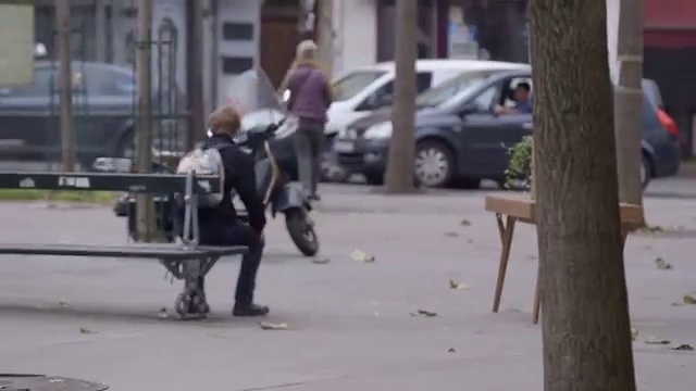 Video Reference: Mode of transport, Pedestrian, Footwear, Sidewalk, Street, Walking, Vehicle, Car, Road