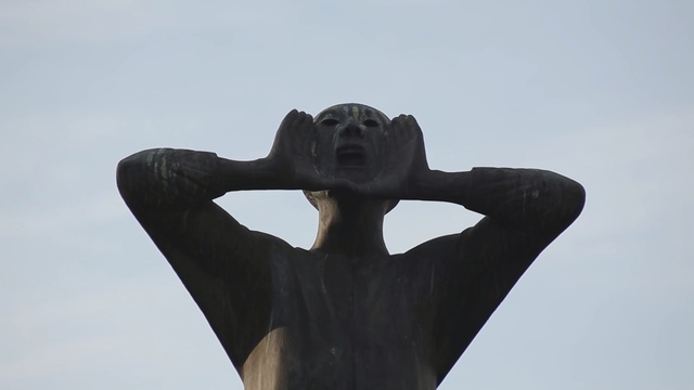 Video Reference: Sculpture, Statue, Art, Hand, Sky, Stock photography, Photography, Gesture, Symmetry