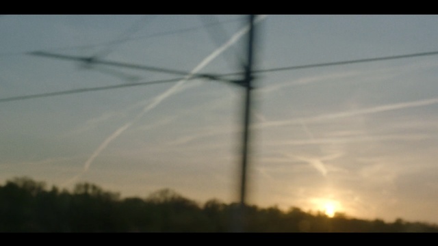 Video Reference: Sky, Atmosphere, Cloud, Overhead power line, Daytime, Atmospheric phenomenon, Morning, Line, Sunlight, Horizon