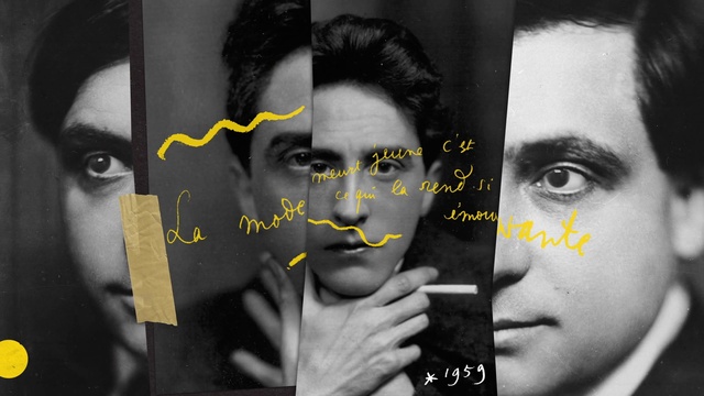 Video Reference: Face, Facial expression, Text, Nose, Forehead, Eye, Font, Poster, Black-and-white, Photography