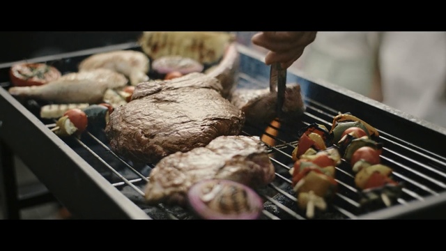 Video Reference: Dish, Food, Cuisine, Grilling, Barbecue, Ingredient, Churrasco food, Cooking, Roasting, Barbecue grill