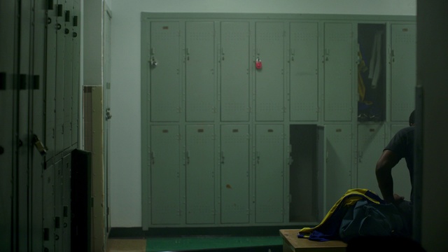 Video Reference: Green, Room, Floor, Wall, Standing, Door, Furniture, Flooring, Architecture, House