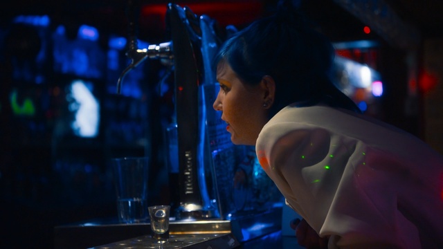 Video Reference: Drink, Electric blue, Performance, Bar