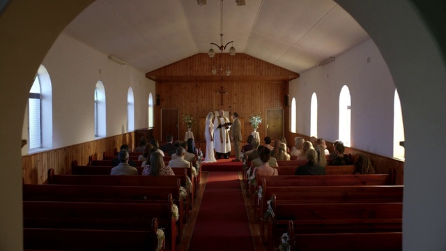 Video Reference: Chapel, Aisle, Building, Place of worship, Church, Parish, Worship, Religious institute, Room, Architecture