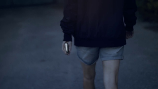 Video Reference: Black, Blue, White, Darkness, Standing, Human leg, Leg, Snapshot, Atmosphere, Sky