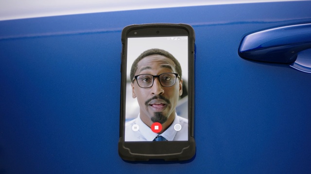 Video Reference: blue, technology, gadget, electronic device, mobile phone, communication device, glasses, vision care, cellular network, eyewear, Person